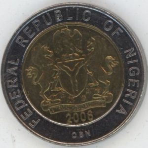 Nigeria 1 Naira 2006 (vz)