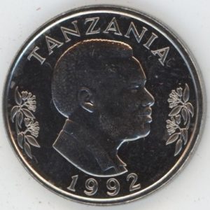 Tanzanie 1 Shilingi 1992 (vz)