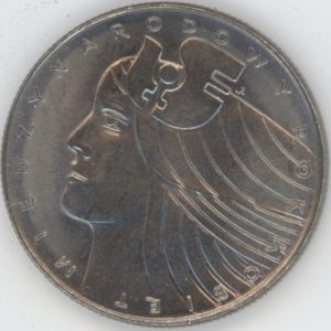 Pologne 20 Zlotych 1975 Année Internationale de la Femme (vz)