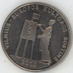 Lituanie 1 Litas 2009 Vilnius Capitale Culturelle de l'Europe (vz)