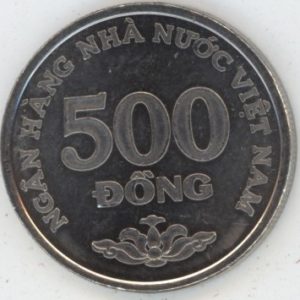 Viêt Nam 500 Dông 2003 (vz) Acier plaqué nickel
