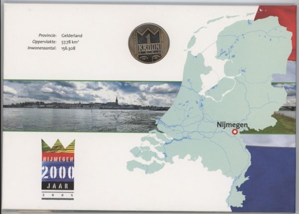 Pays-Bas 1 Kroon 2005 Nijmegen (vz-unz) – Image 2