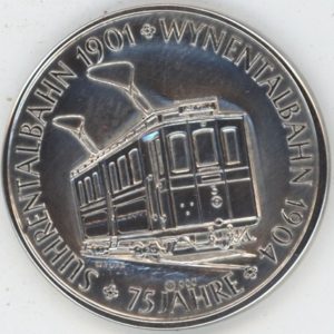 Médaille 75 Jahre Suhrentalbahn - Winentalbahn (vz-unz) en argent