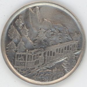 Médaille 80 Jahre Pilatusbahn 1889-1969 (vz-unz) en argent