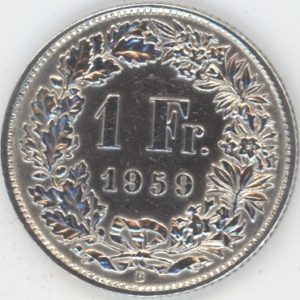 1 Franc 1959 (ss-vz)