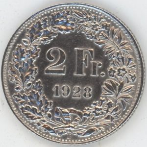 2 Francs 1928 (ss+)