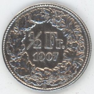50 Centimes 1907 (ss)