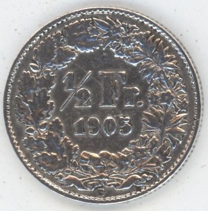 50 Centimes 1905 (ss)