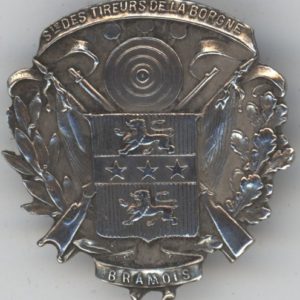 Médaille de Tir Valais Bramois Section des Tireurs de la Borgne (vz) en argent