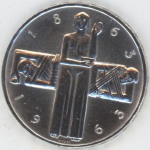 5 Francs comm. 1963 (ss-vz) en argent