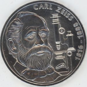 Allemagne 10 Mark 1988 F Carl Zeiss (ss-vz) en argent