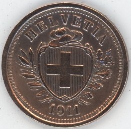 1 Centime 1911 (ss+)