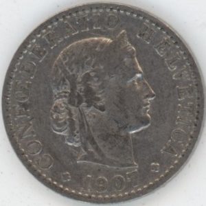 20 Centimes 1907 (ss)