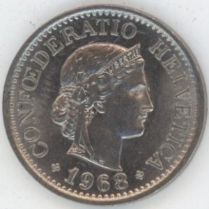 10 Centimes 1968 (vz-unz)