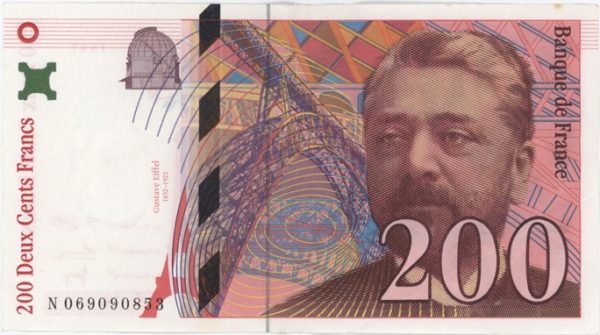 France 200 Francs 1997 Eiffel