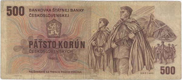 Tchécoslovaquie 500 Korun 1973