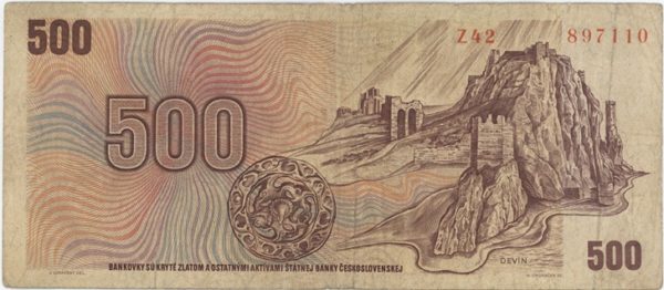 Tchécoslovaquie 500 Korun 1973 – Image 2