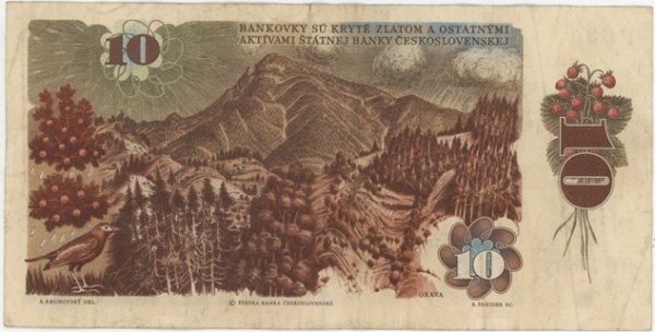 Tchécoslovaquie 10 Korun 1986 – Image 2
