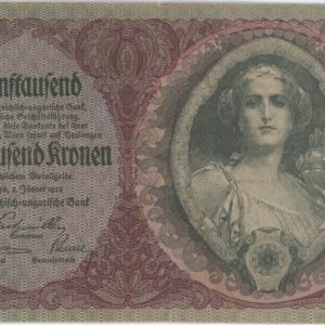 Autriche Banque Austro-Hongroise 5000 Kronen 1922