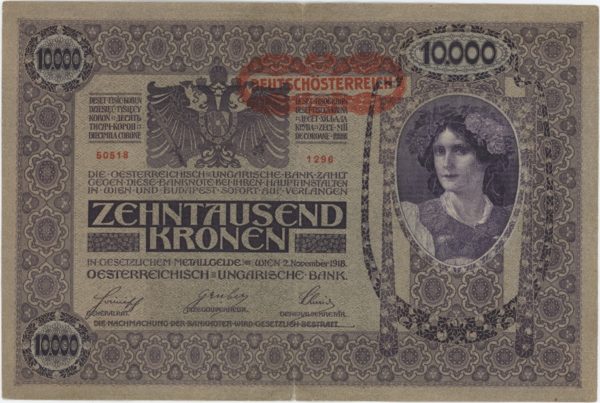 Autriche 10.000 Kronen 1918