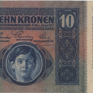 Autriche Banque Austro-Hongroise 10 Kronen 1915