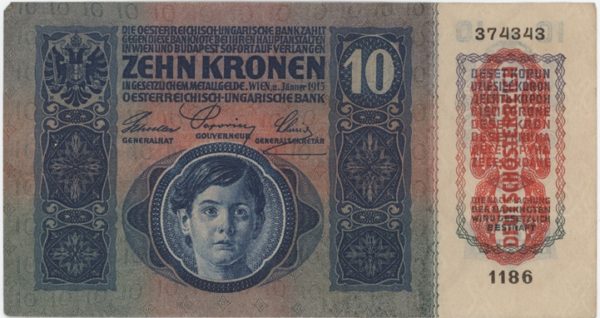 Autriche Banque Austro-Hongroise 10 Kronen 1915