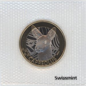 10 Francs comm. 2019 Chevreuil / Reh (unz)