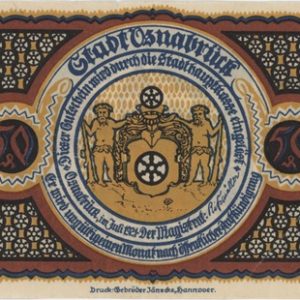 Germany Osnabrück 50 Pfennig 1921 monnaie de nécessité