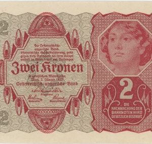 Autriche 2 Krone 1922