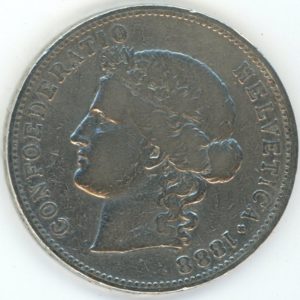 5 Francs 1888 (ss)