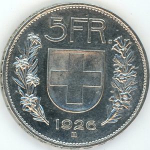 5 Francs 1926 (vz)