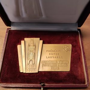 Médaille Exposition International de Timbre-Poste Prague 1938 (vz)