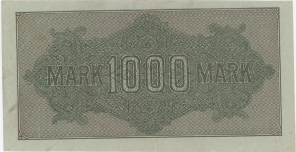 Germany Reichsbanknote 1000 Mark 1922 – Image 2
