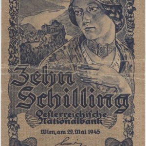 Autriche 10 Schilling 1945
