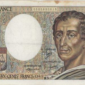 France 200 Francs 1985 Montesquieu
