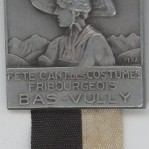 Médaille Fête des Costumes Fribourgeois Bas-Vully 1947 (vz)