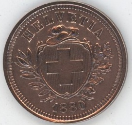 1 Centime 1880 (vz)