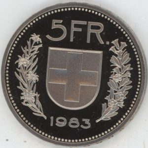 5 Francs 1983 (F.d.c.)