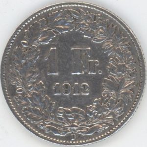 1 Franc 1912 (ss)
