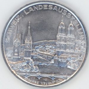 Médaille Schweiz. Landesausstellung Zürich 1939 (vz+)
