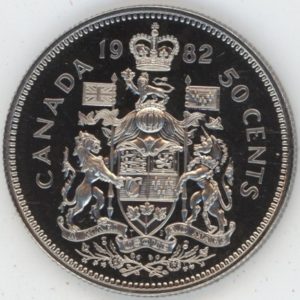 Canada 50 Cents 1982 (unz)