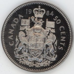 Canada 50 Cents 1984 (unz)