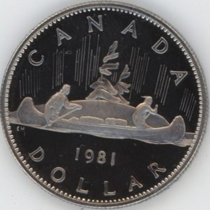 Canada 1 Dollar 1981 (unz)