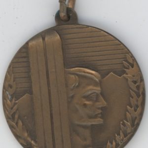 Médaille Valais 14eme Championnat Valaisan de Ski 1948