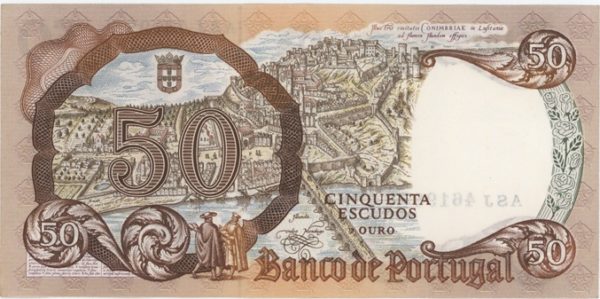 Portugal 50 Escudos 1964 presque Neuf – Image 2