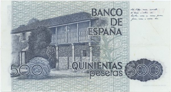 Espagne 500 Pesetas 1979 – Image 2