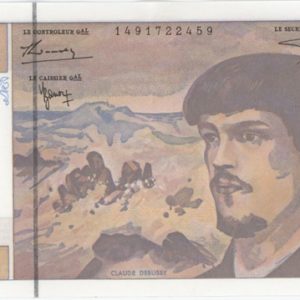 France 20 Francs 1997 Debussy