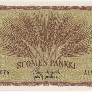 Finlande 1 Markka 1963 Neuf