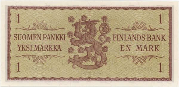 Finlande 1 Markka 1963 Neuf – Image 2