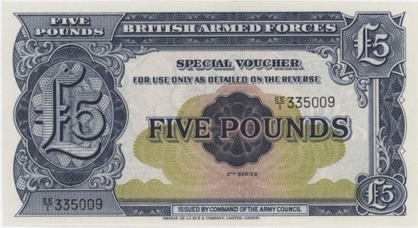 Grande-Bretagne 5 Pound 1948 (British Armed Forces) Neuf